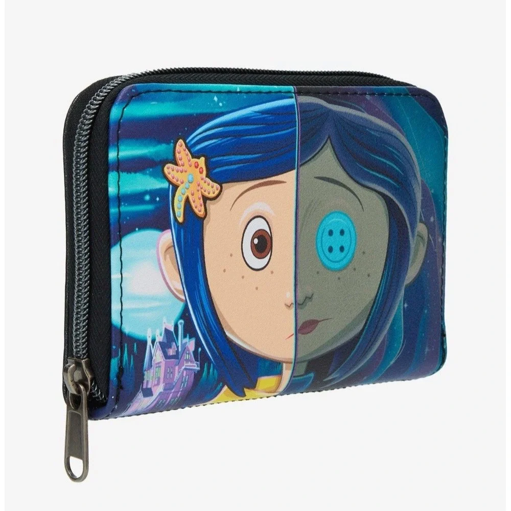 Loungefly Coraline Split Face WALLET NWT!‎ Grunge Whimsigoth